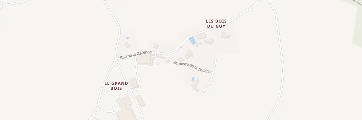 Plan du 1 Imp de la Touche à Aubigny