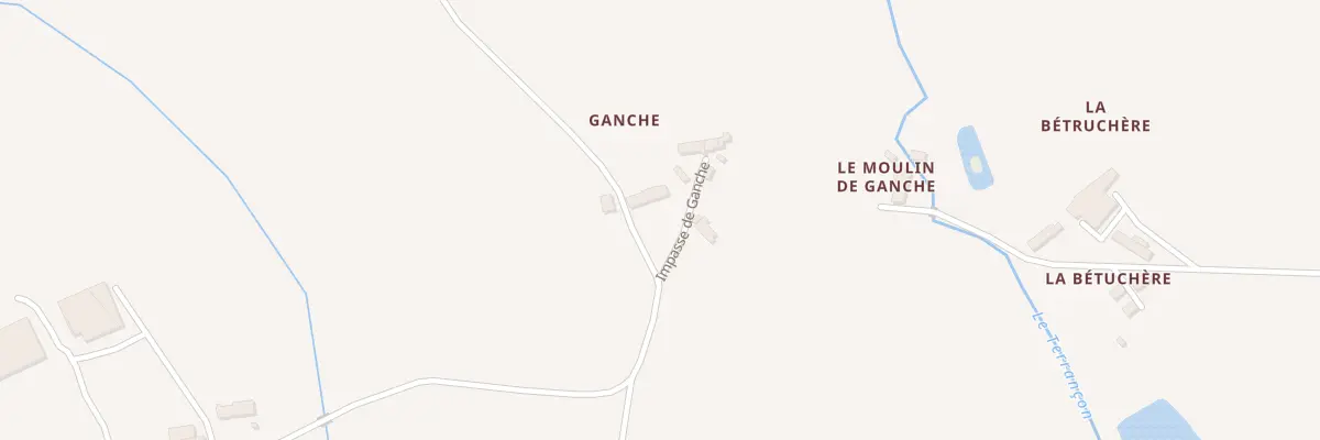 Plan du 5165 Ganche à Champfrémont