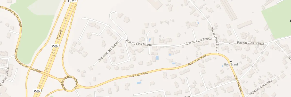 Plan du 39 Rue du Clos Pointu St Hilaire à Saumur