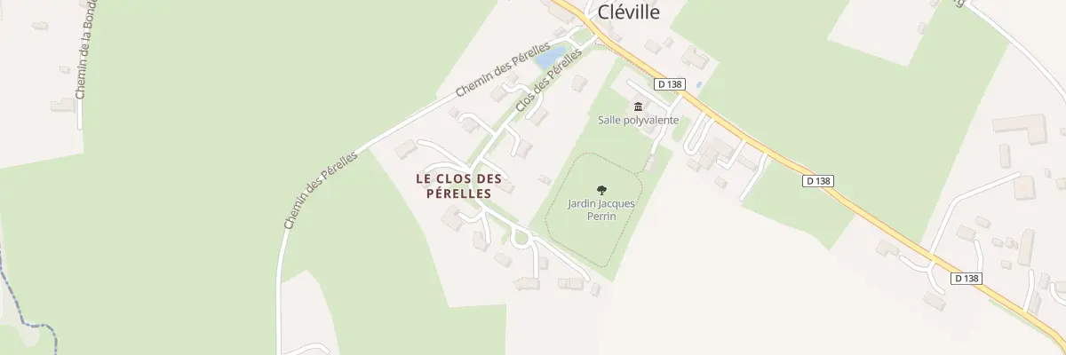 Plan du 87 Clos des Perelles à Cléville