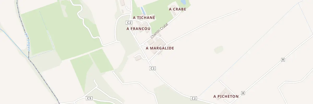 Plan du 1035 Rte des Crêtes à Maumusson-Laguian