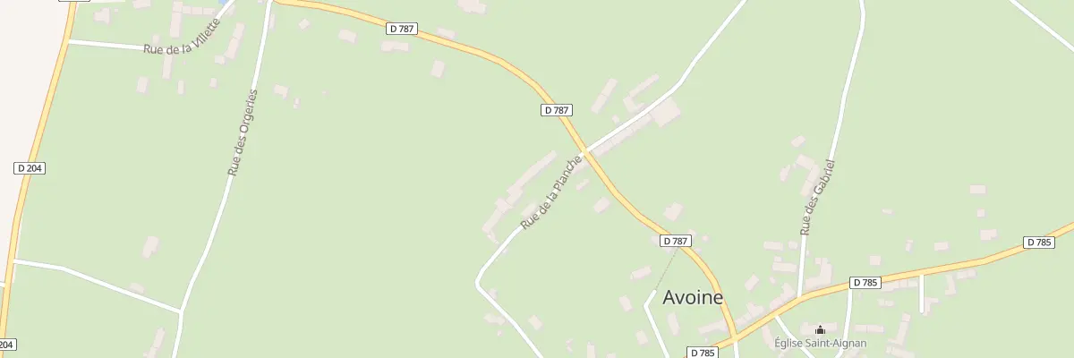 Plan du 247 Rue de la Planche à Avoine