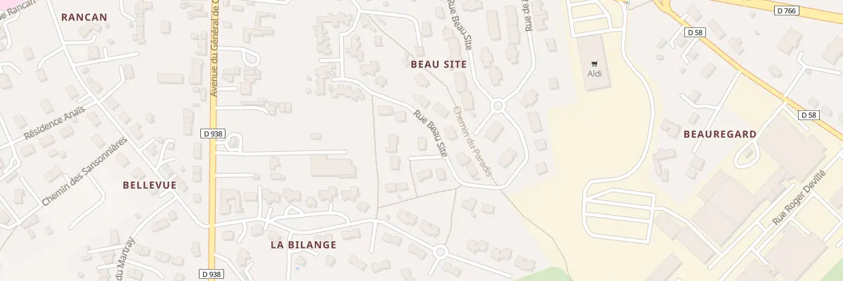 Plan du 34 Rue Beau Site à Baugé-en-Anjou