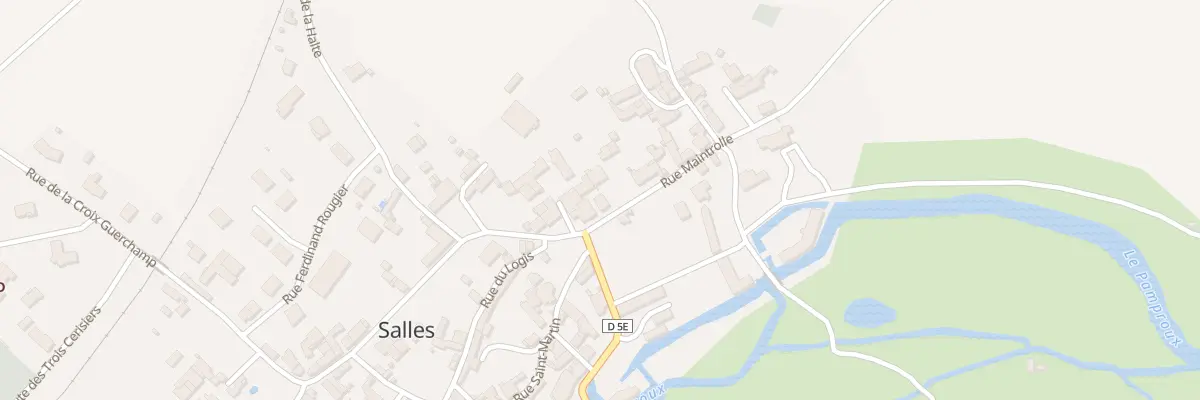 Plan du 7 Rue Maintrolle à Salles