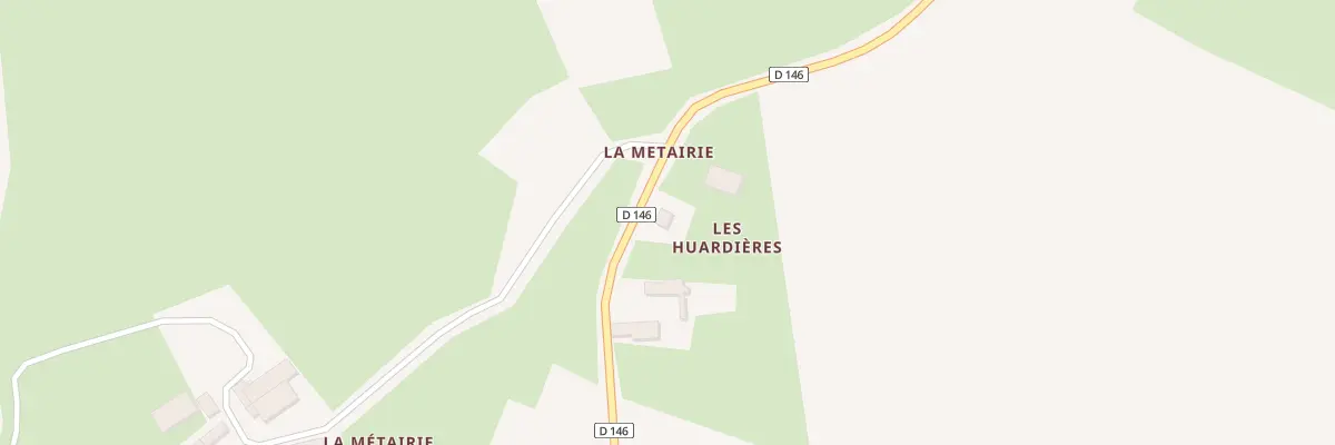 Plan du 5203 La Huardière à Saint-Paul-le-Gaultier