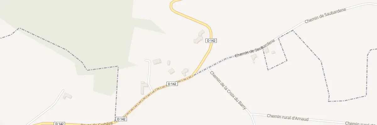 Plan du 7 Rte de la Mairie à Corbère-Abères