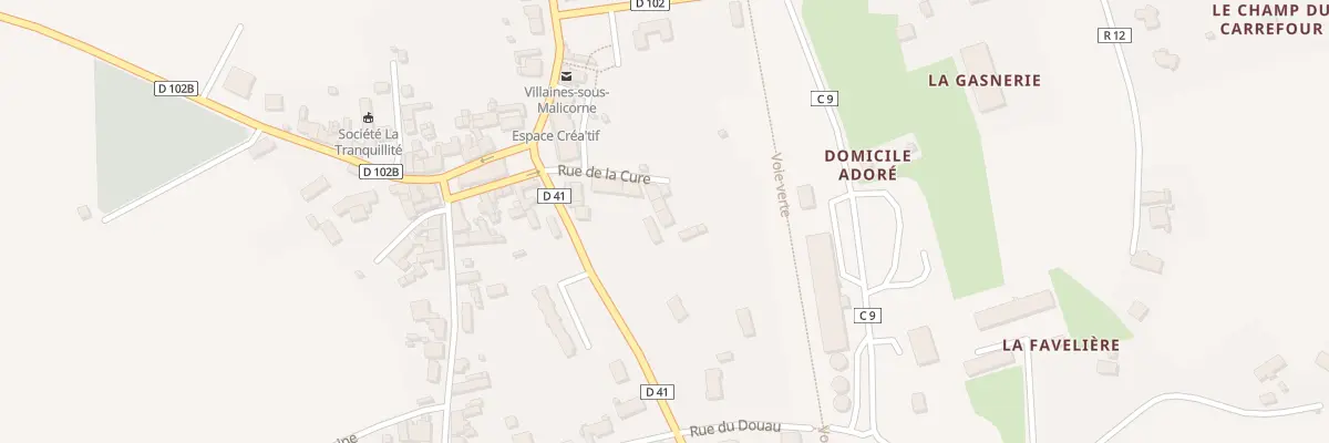 Plan du 15 Rue de la Cure à Villaines-sous-Malicorne