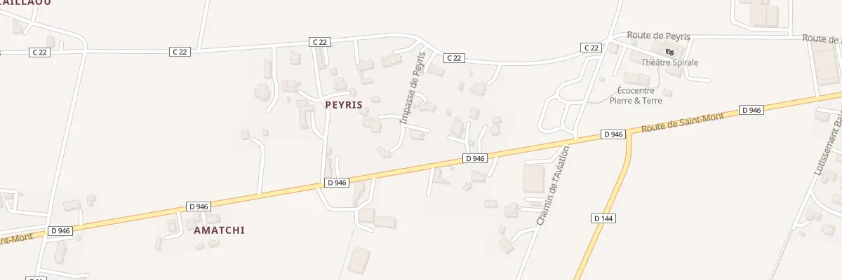Plan du 105 Imp de Peyris à Riscle