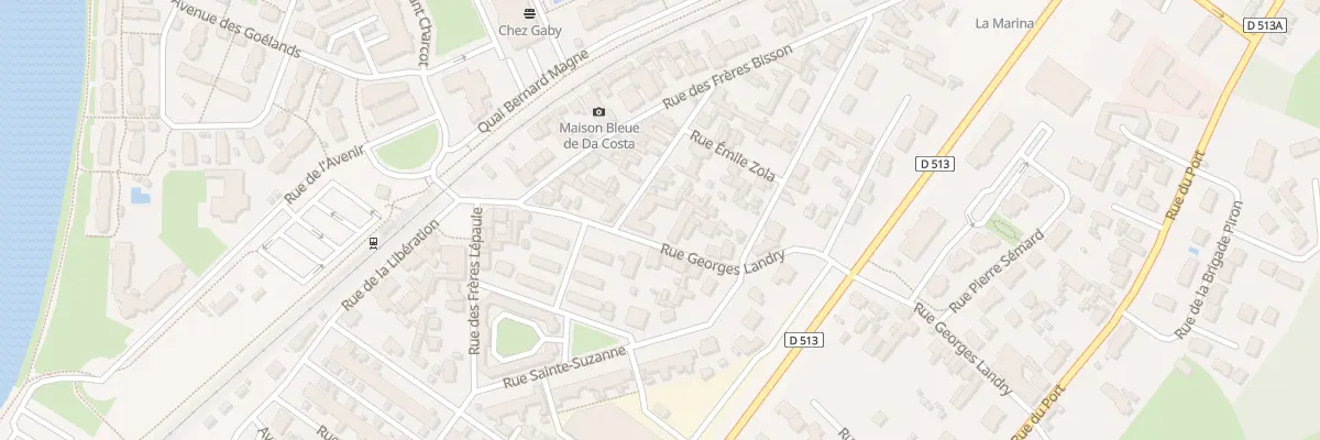 Plan du 53 Rue Georges Landry à Dives-sur-Mer