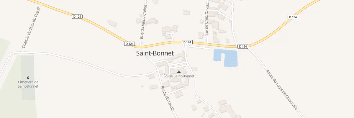 Plan du 5042 Le Bourg à Saint-Bonnet