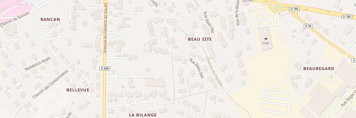 Plan du 38 Rue Beau Site à Baugé-en-Anjou