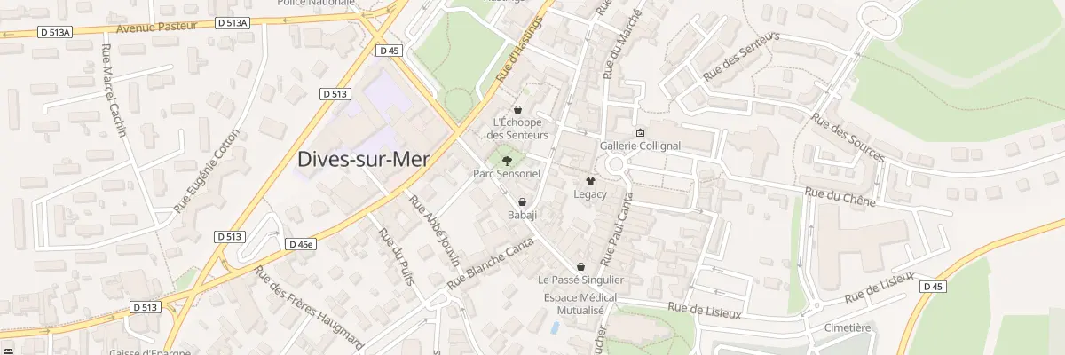 Plan du 3 Rue de la Baronnie à Dives-sur-Mer