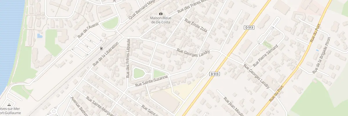 Plan du 18 Rue Georges Landry à Dives-sur-Mer