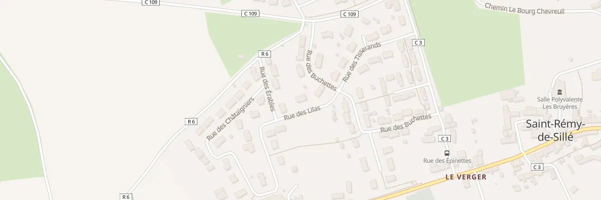 Plan du 2 Rue des Lilas à Saint-Rémy-de-Sillé