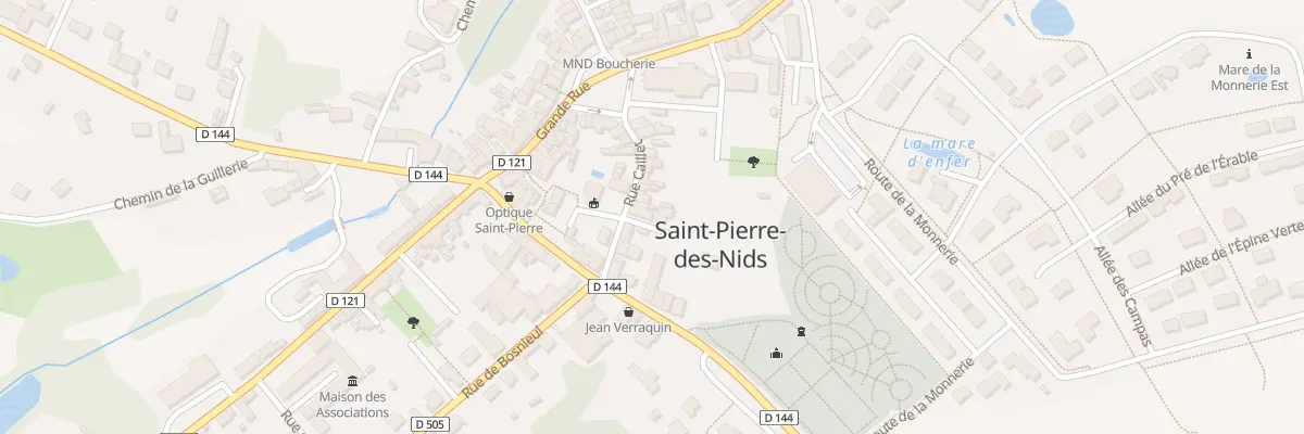 Plan du 13 Rue Caillet à Saint-Pierre-des-Nids