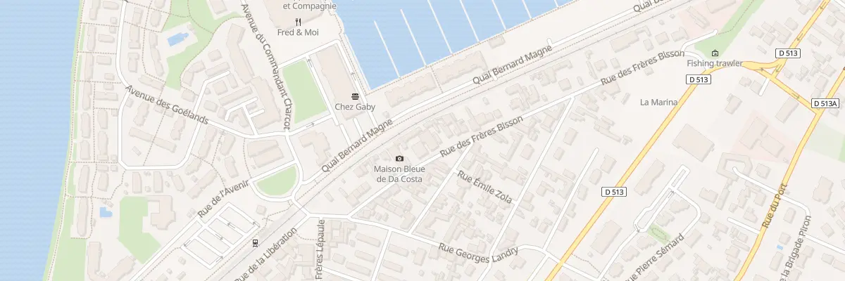 Plan du 23 Rue des Frères Bisson à Dives-sur-Mer