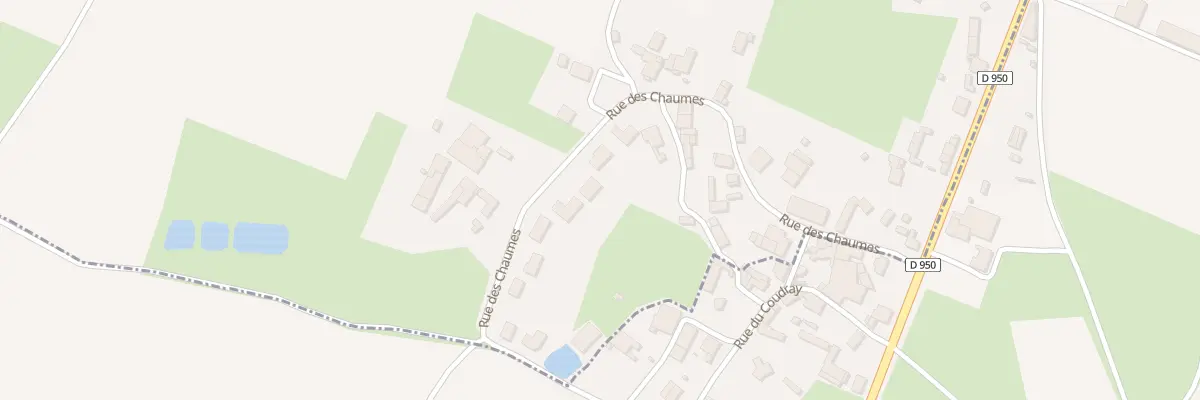 Plan du 17 Rue des Chaumes Le Coudray à Sepvret