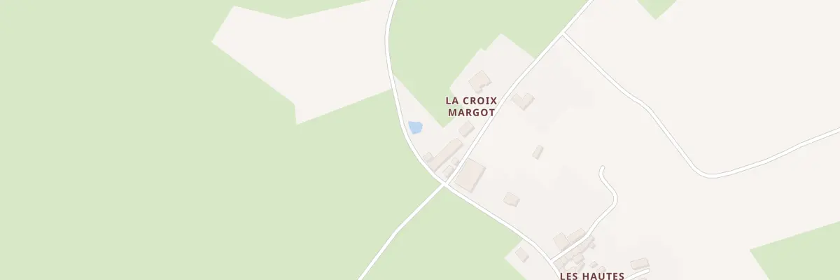 Plan du 1 La Croix Margot à Oroux