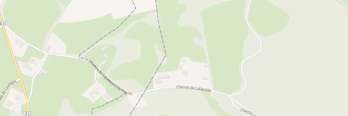Plan du 6 Che de Labarade à Poueyferré