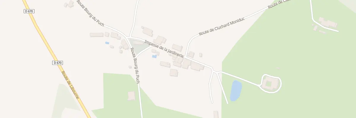 Plan du 160 Imp de La jardinerie à Sauveterre-de-Guyenne