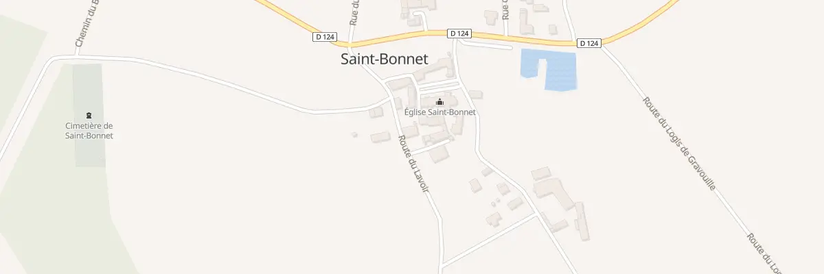 Plan du 5038 Le Bourg à Saint-Bonnet