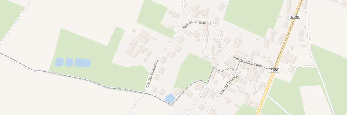 Plan du 19 Rue des Chaumes Le Coudray à Sepvret