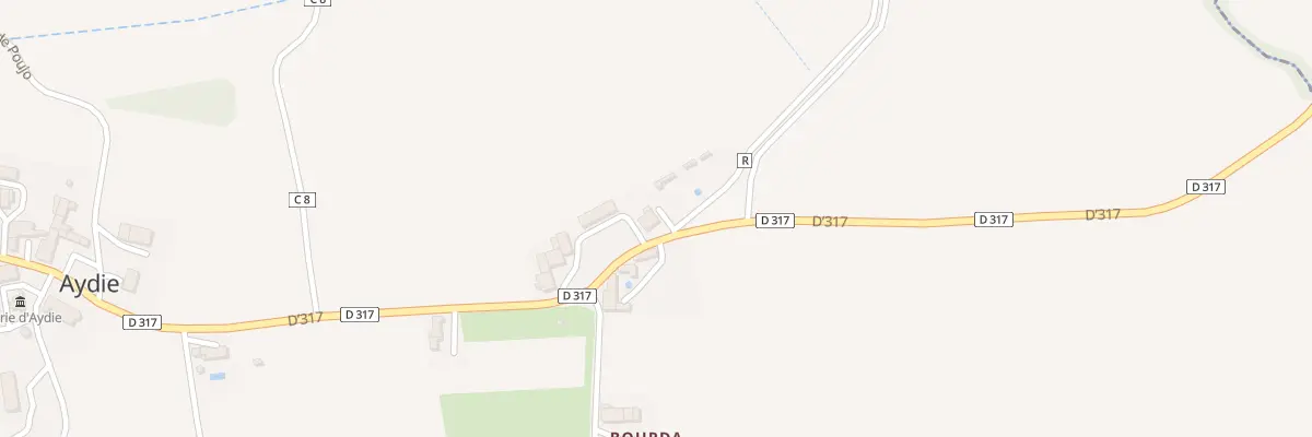 Plan du 2593 D’317 à Aydie