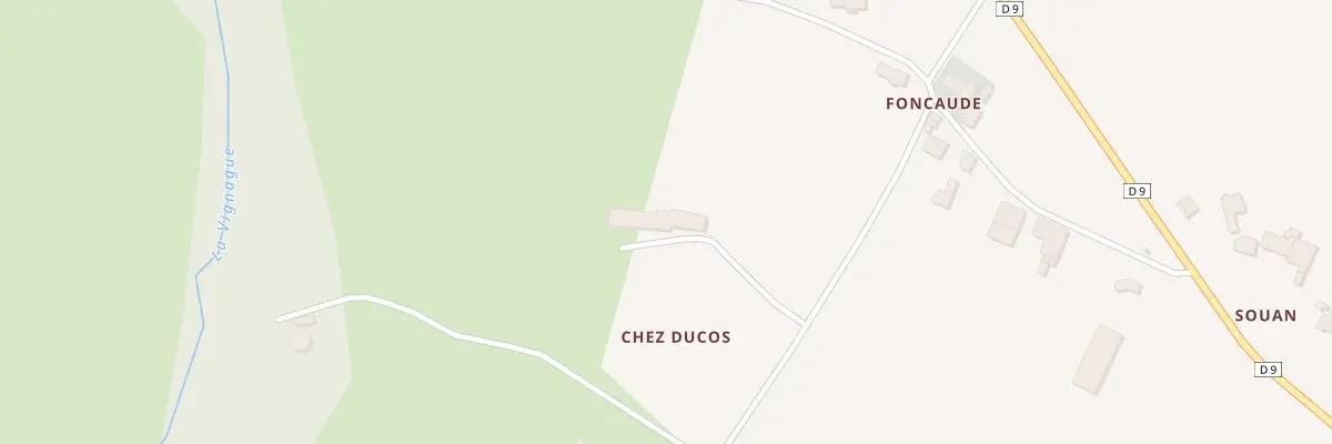 Plan du 1 Chez Ducos à Saint-Félix-de-Foncaude