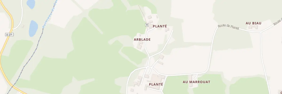 Plan du 95 Chem de Gounesse à Panjas