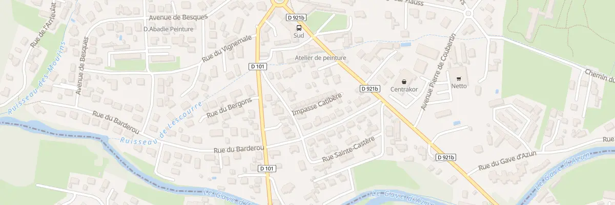 Plan du 7 Imp de Catibère à Argelès-Gazost