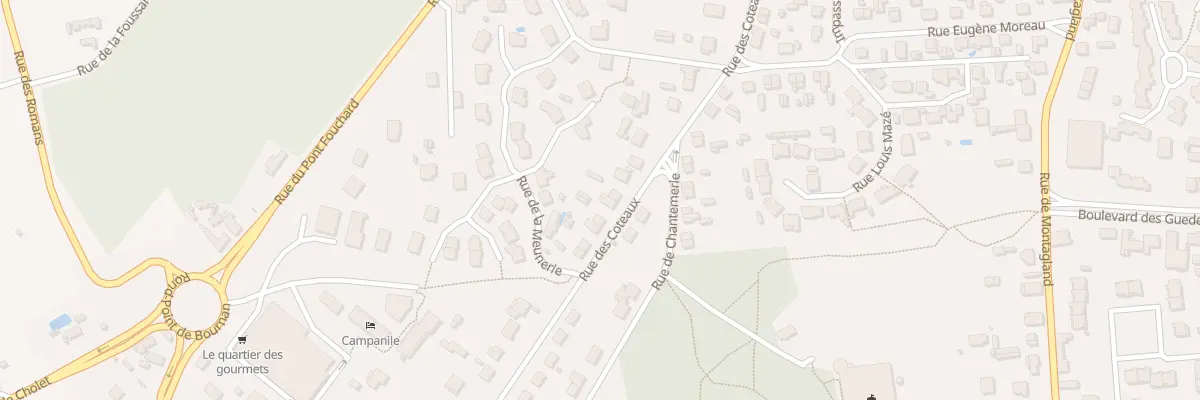 Plan du 72 Rue des Coteaux à Saumur