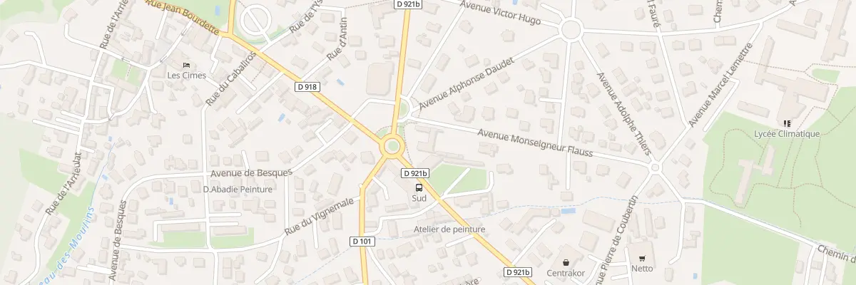 Plan du 45 Av des Pyrénées à Argelès-Gazost