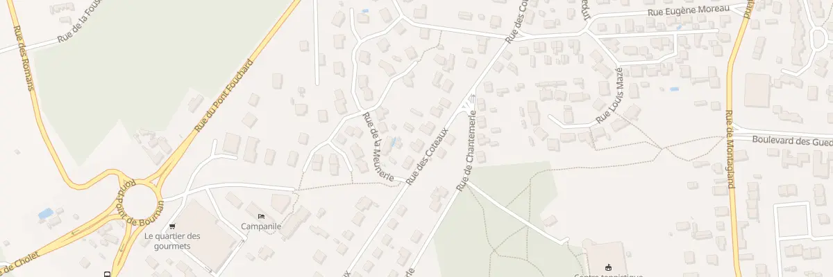 Plan du 74 Rue des Coteaux à Saumur