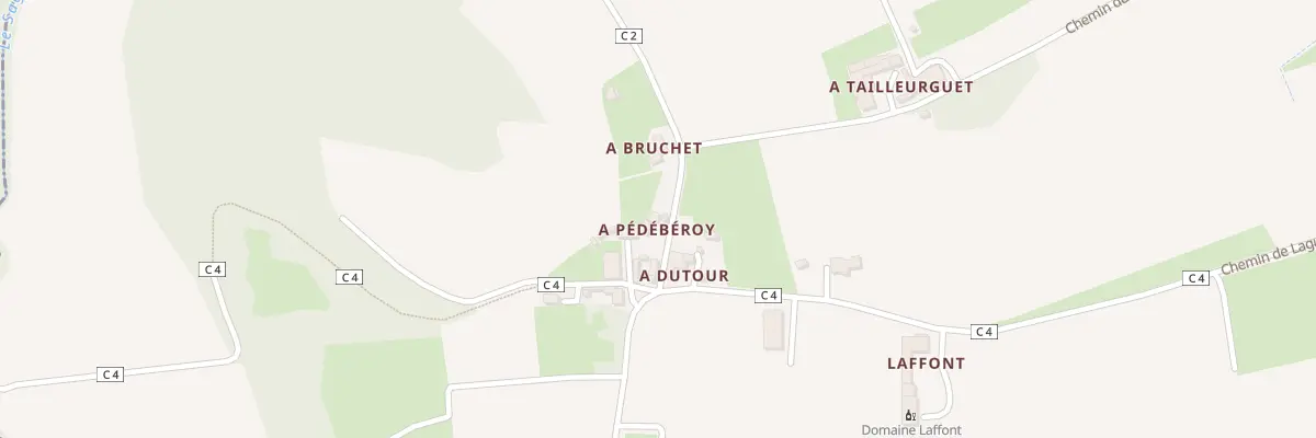 Plan du 5030 A Pedeberoy à Maumusson-Laguian