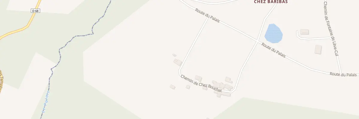 Plan du 5037 Chez Bouchet à Saint-Vallier