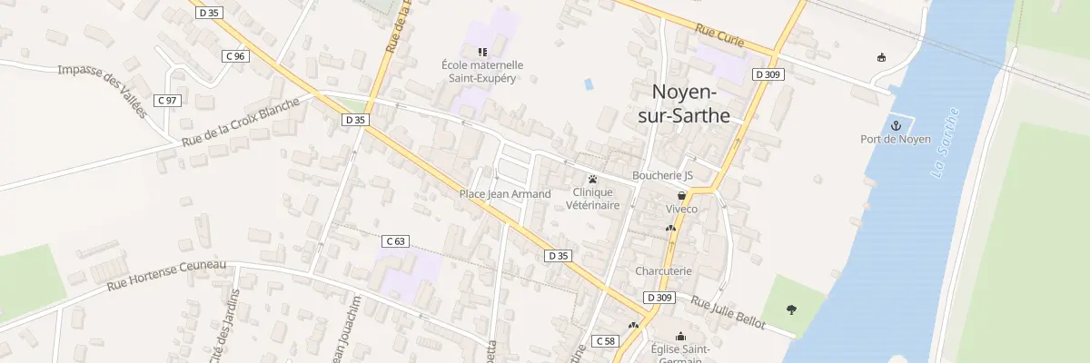Plan du 5 Pl Jean Armand à Noyen-sur-Sarthe