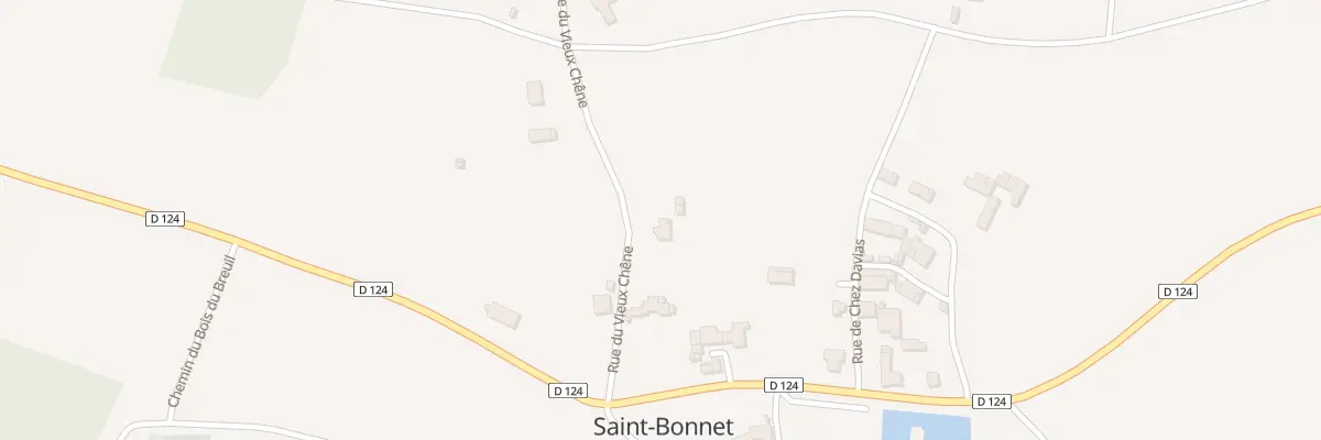 Plan du 10 Rue du Vieux Chêne à Saint-Bonnet
