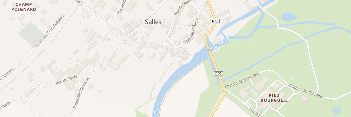 Plan du 10 Rue des Lavandières à Salles