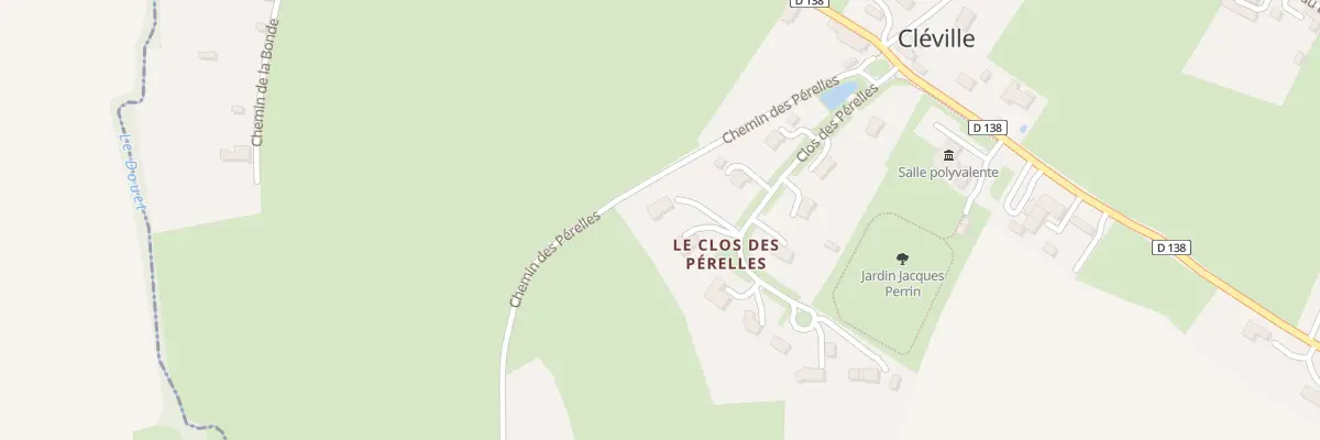 Plan du 88 Clos des Pérelles à Cléville