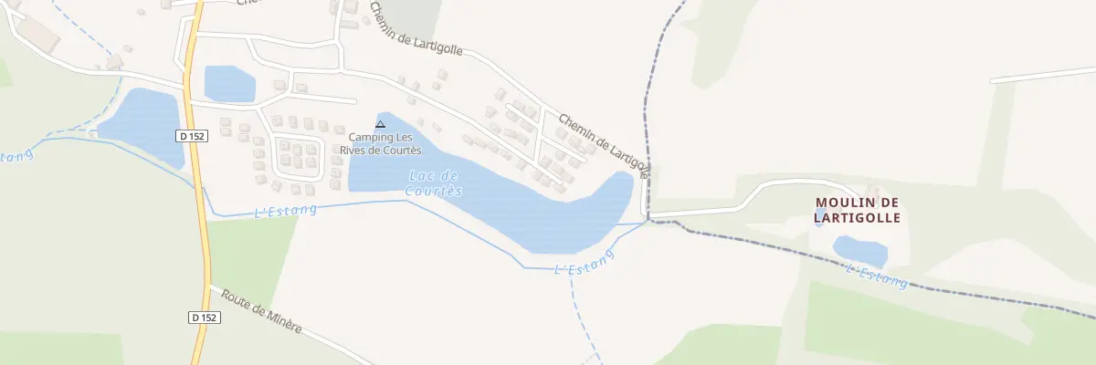 Plan du 26 Che de Lartigolle à Estang