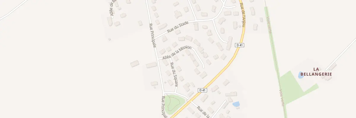Plan du 1 Rue du Square à Villaines-sous-Malicorne