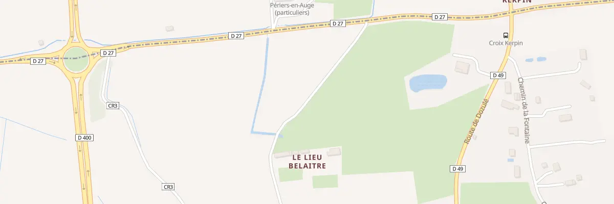 Plan du 5021 Le Lieu Belaitre à Brucourt