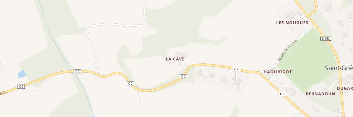 Plan du 5025 La Cave à Saint-Griède