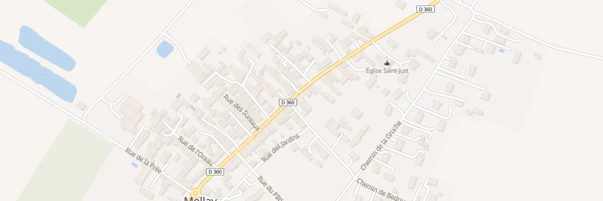 Plan du 5074 Rue du Bellay à Saint-Just-sur-Dive
