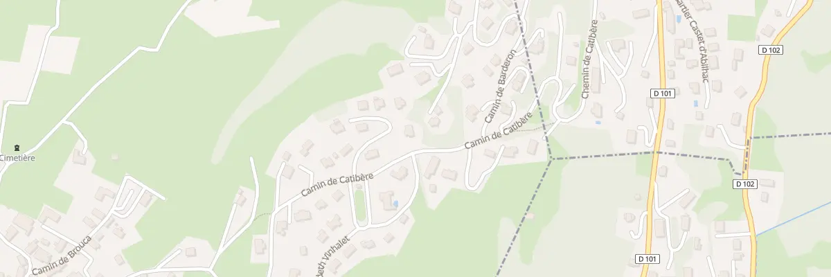 Plan du 4 Cami Deras Vinhas à Arcizans-Avant