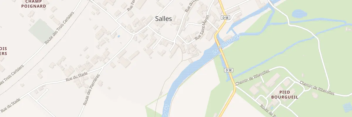 Plan du 18 Rue du Logis à Salles