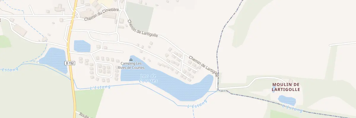 Plan du 6 Che de Lartigolle à Estang
