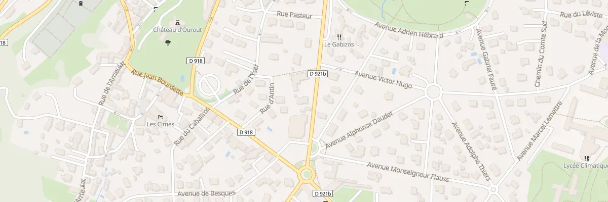Plan du 54 Av des Pyrénées à Argelès-Gazost