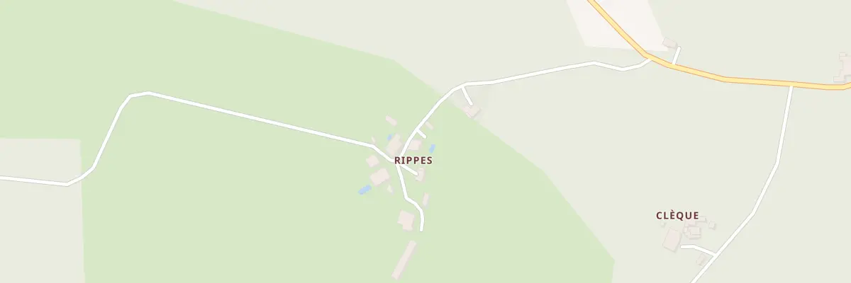 Plan du 112 A Rippes à Sendets
