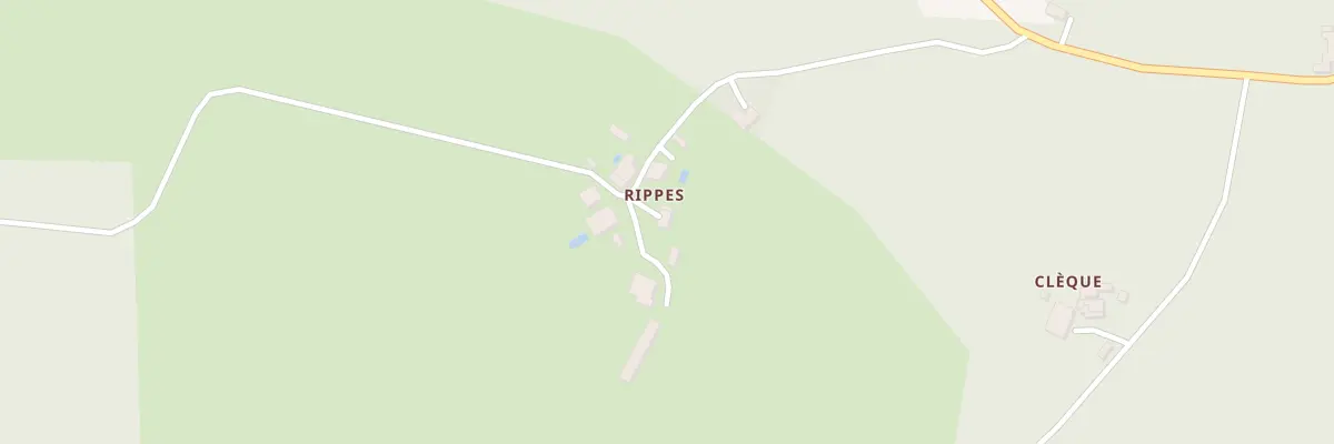 Plan du 112A A Rippes à Sendets